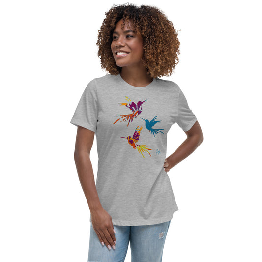 Simple Wear by MiM: Hummingbird Jazz - Women's Relaxed Fit T-Shirt