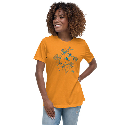 Blue Dande: Women's Relaxed T-Shirt